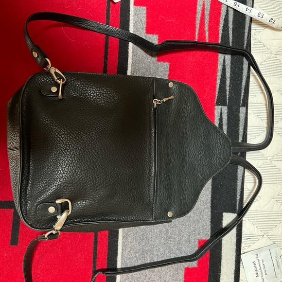 Y2K black leather purse -backpack - Picture 14 of 14